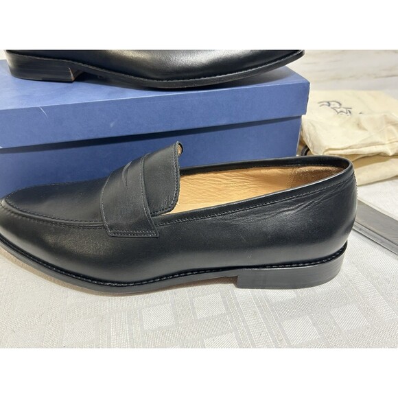 NEW! 3DM Lifestyle Black Calfskin Leather Loafer UK 12 US 13-13.5 Men Dress Shoe main image 10